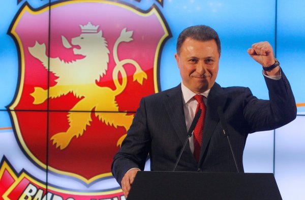 Predsjednik vladajućeg VMRO-DPMNE-a i dugogodišnji premijer Nikola Gruevski Ognen Teofilovski/Reuters