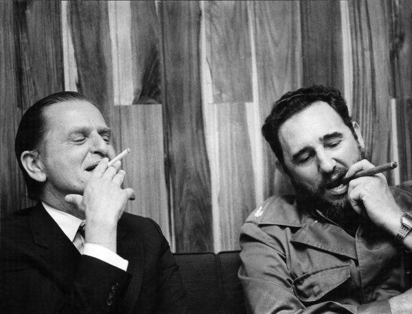 Olof Palme i Fidel Castro tijekom službenog posjeta švedskog premijera Havani 1975.