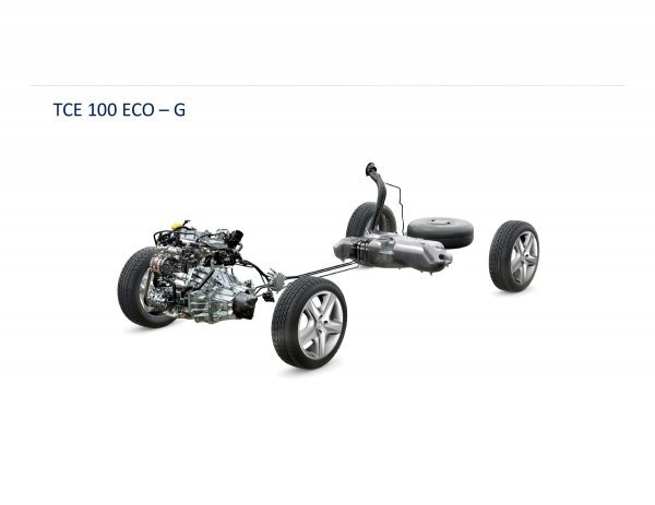 Dacia Duster Prestige 1.0 TCe 100 ECO-G - raspored plinske instalacije