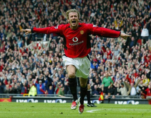 David Beckham u dresu Manchester Uniteda