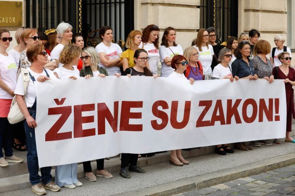 Zagreb: Konferencija za medije koalicije Možemo pod sloganom Žene su zakon