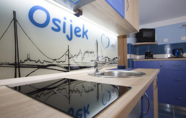 Design Apartments Red Blue