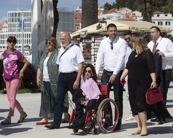 Davor Bernardić boravi u Splitu u sklopu izborne kampanje