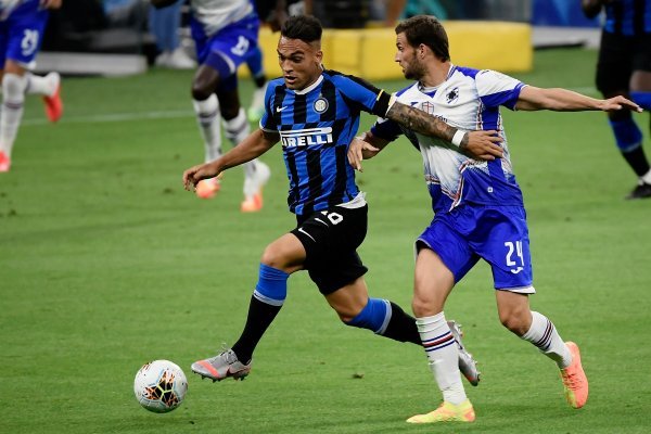 Inter (Lautaro Martinez) - Sampdoria (Bartosz Bereszynski)