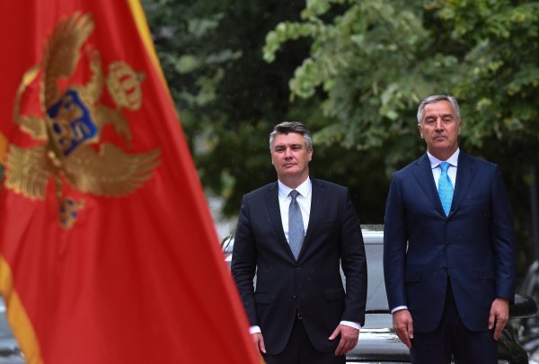 Cetinje: Predsjednik Crne Gore Milo Đukanović ugostio Zorana Milanovića