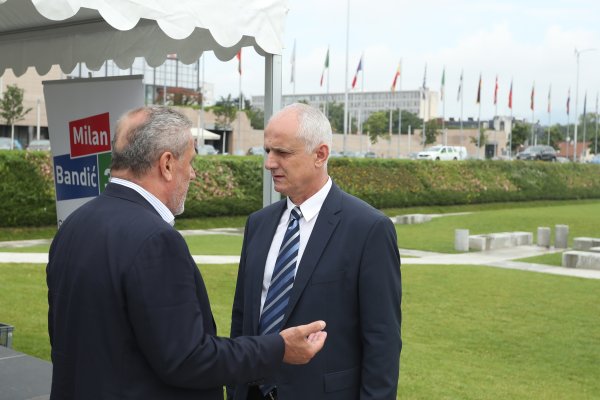 Milan Bandić, Jozo Miličević