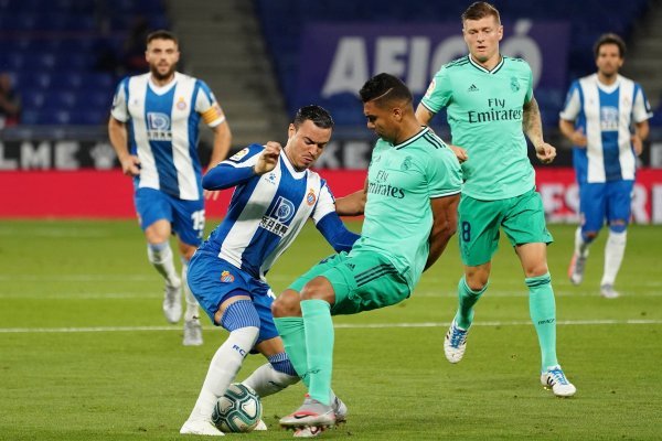 Espanyol (Raul de Tomas) - Real Madrid (Casemiro, Toni Kroos)