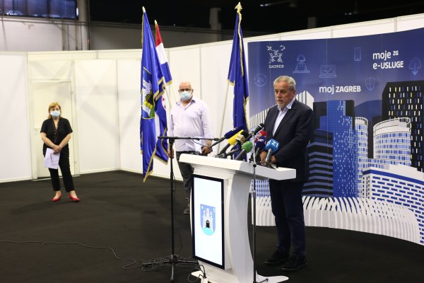 Konferencija za medije Stožera civilne zaštite Grada Zagreba