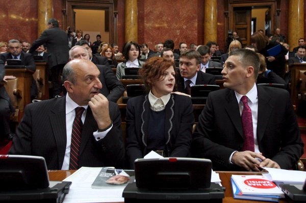 Čedomir Jovanović u Skupštini Srbije