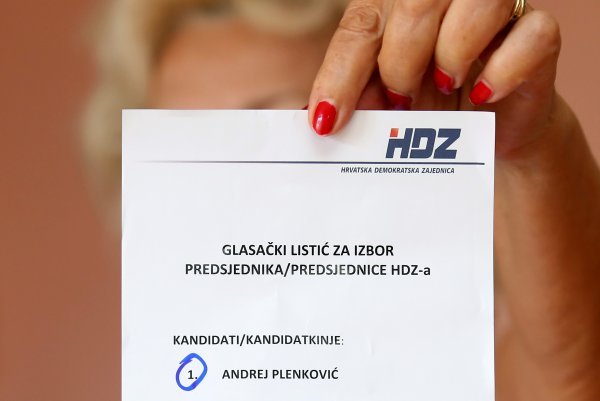 Izbori u HDZ-u sa samo jednim kandidatom