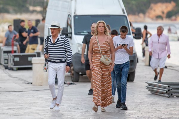 Rod Stewart s obitelji i prijateljima