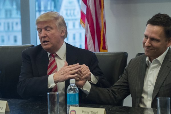 Donald Trump i Peter Thiel