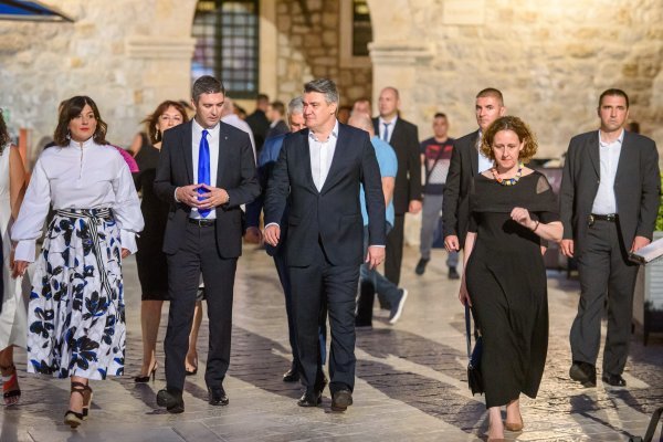 Sanja Musić Milanović, predsjednik Zoran Milanović, ministrica Nina Obuljen Koržinek, Mato Franković