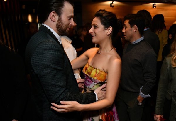 Chris Evans i Jenny Slate