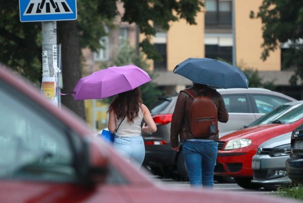 Zagreb: Kiša je osvježila gradske ulice i parkove