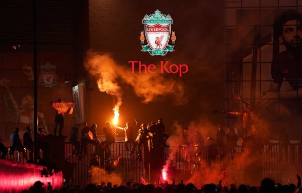 Liverpool proslava naslova prvaka 2020. godine