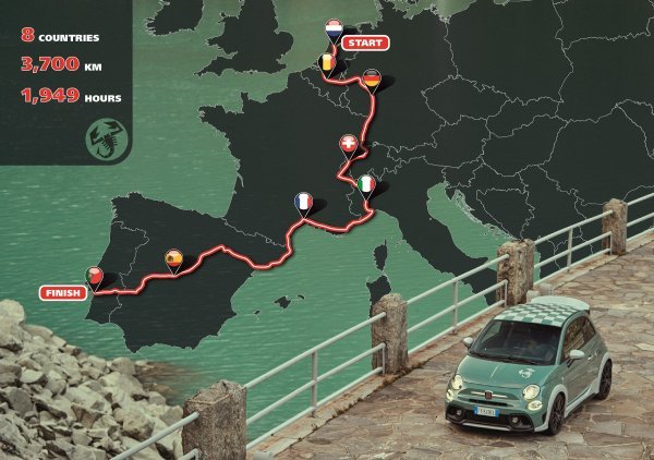 Turneja 'Giro d'Europa in 1949 ore' u počast 70. obljetnice marke Abarth