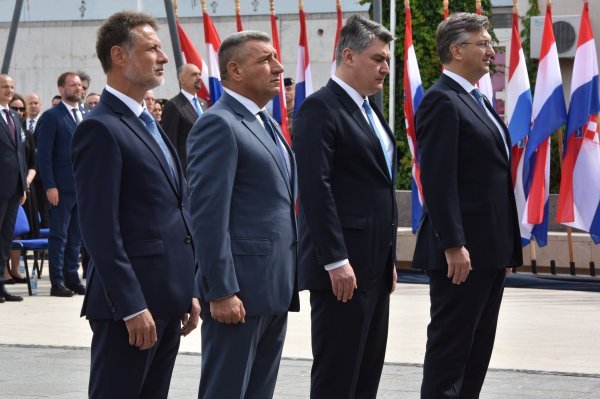 Gordan Jandroković, Ante Gotovina, Zoran Milanović i Andrej Plenković
