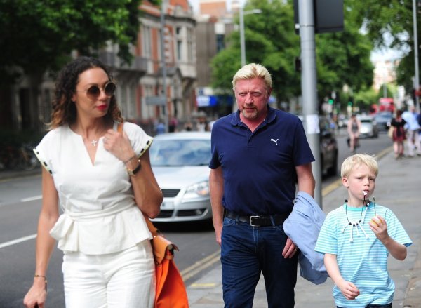 Lilly i Boris Becker sa sinom Amadeusom