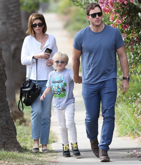 Katherine Schwarzenegger i Chris Pratt s njegovim sinom Jackom