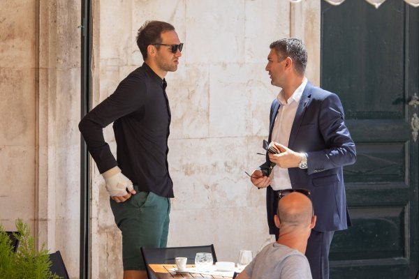 Bojan Bogdanović i dubrovački gradonačelnik Mato Franković