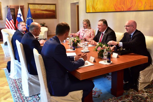 Mike Pompeo i Janez Janša