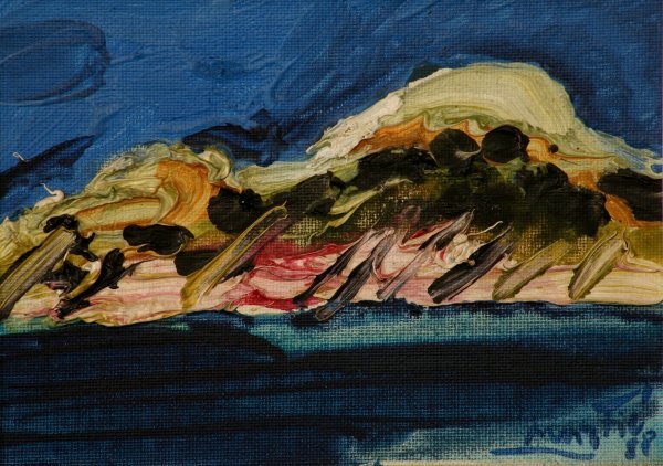 Edo Murtić, Otok, 1988.