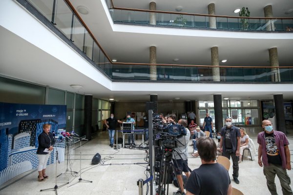 Konferencija za medije Stožera civilne zaštite Grada Zagreba