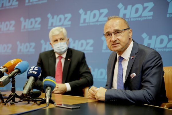 Gordan Grlić-Radman u Mostaru na obilježavanju 30. obljetnice HDZ-a BiH