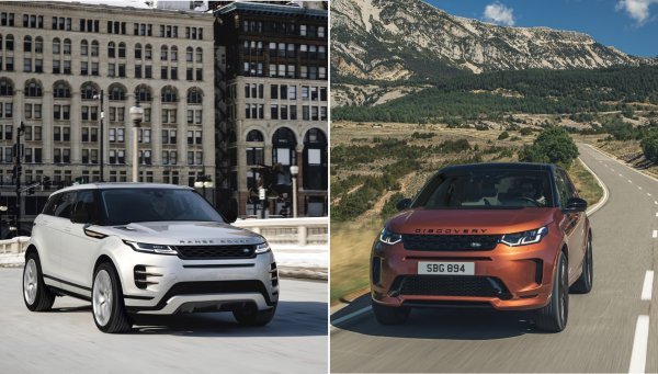 Range Rover Evoque i Land Rover Discovery Sport