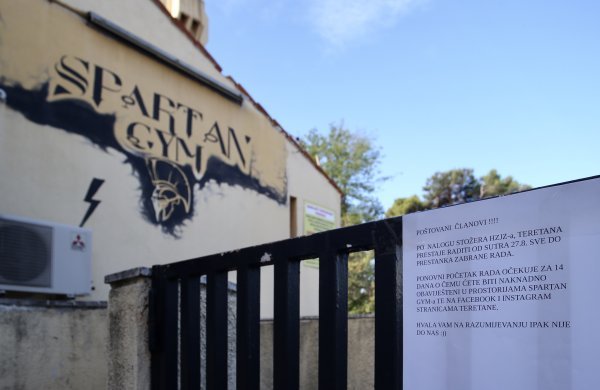 Zatvorene teretane u Splitu