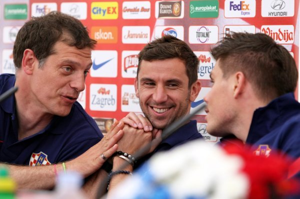 Slaven Bilić s Darijom Srnom i Ognjenom Vukojevićem