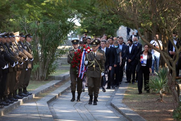 Milanović i Pahor na obilježavanja 77. obljetnice oslobođenja interniraca iz logora Kampor