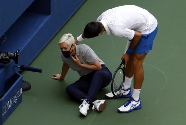 Novak Đoković, US Open 2020., diskvalifikcaija, sutkinja