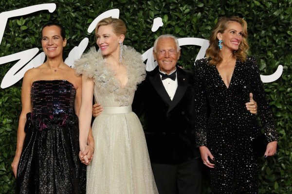 Roberta Armani, Cate Blanchett, Giorgio Armani i Julia Roberts