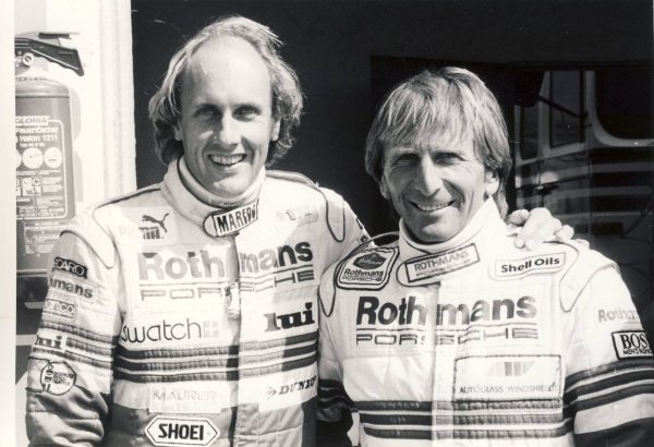 Hans-Joachim Stuck i Derek Bell na Le Mansu 1987.