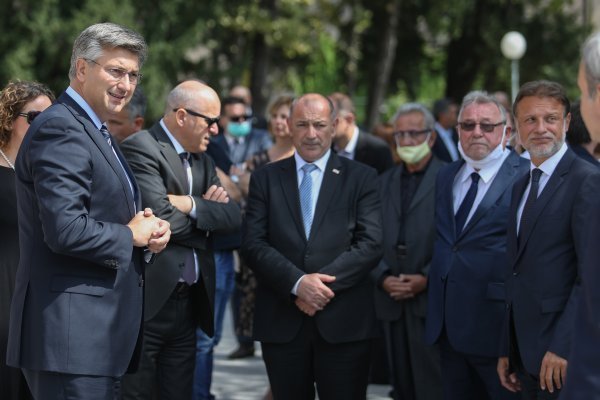 Posljednji ispraćaj Žarka Domljana, prvog predsjednika Hrvatskog sabora