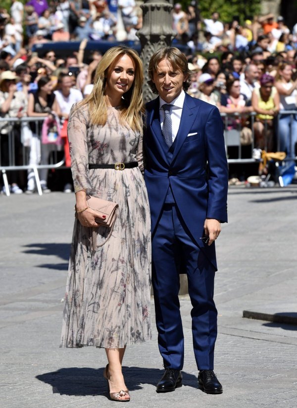Vanja i Luka Modrić na vjenčanju u Sevilli