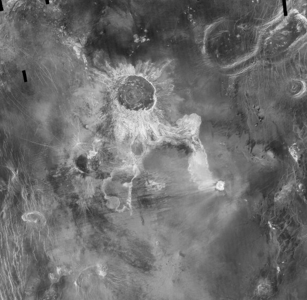 Jedan od najvećih kratera na Veneri - krater Isabella