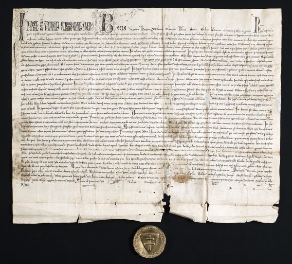 1242.  pergamena, gotica / faksimil