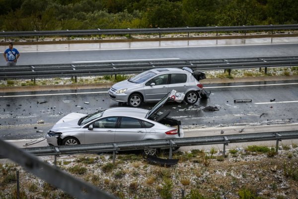 Nesreća na autoputu između Šibenika i Skradina