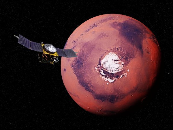 Svemirska sonda MAVEN istražuje polarnu regiju Marsa