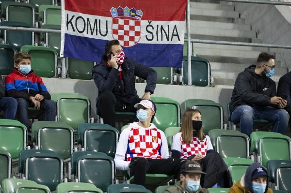 Hrvatski navijači u St. Gallenu