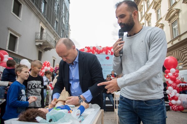 Ravnatelj riječke bolnice Davor Štimac i Ivan Šarić