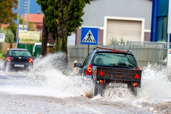 Obilne kiše u Istri