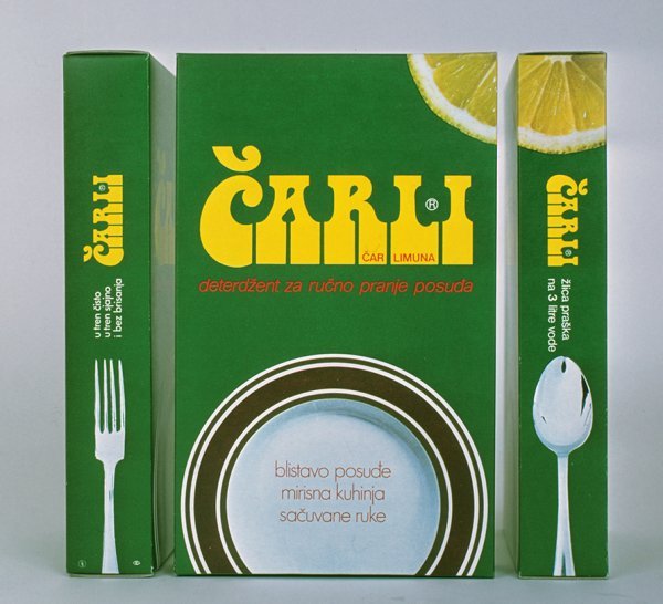 Boris Ljubičić, Čarli, deterdžent za pranje posuđa, 1974.