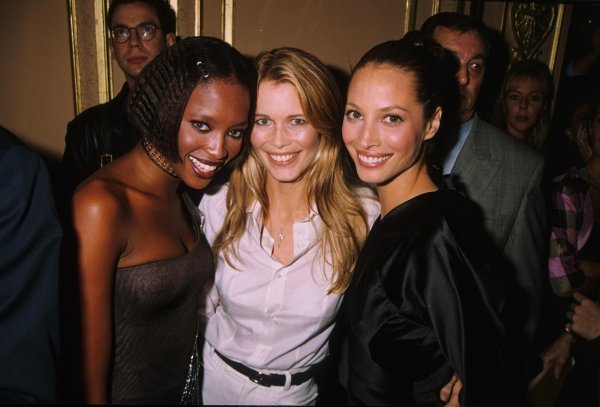 Naomi Campbell, Claudia Schiffer, Christy Turlington