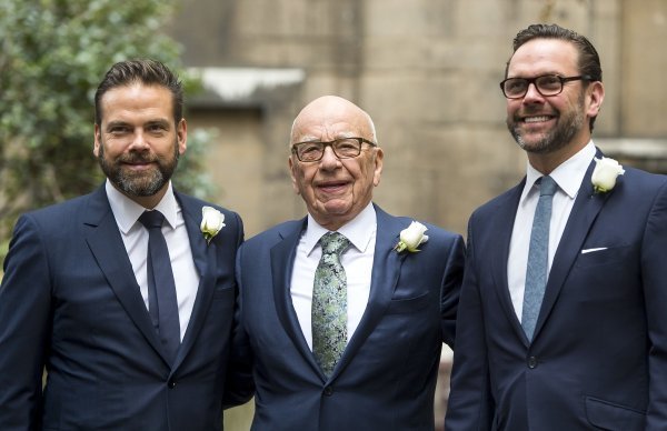 Lachlan, Rupert i James Murdoch