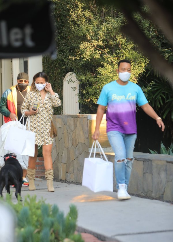 Chrissy Teigen i John Legend u kupovini