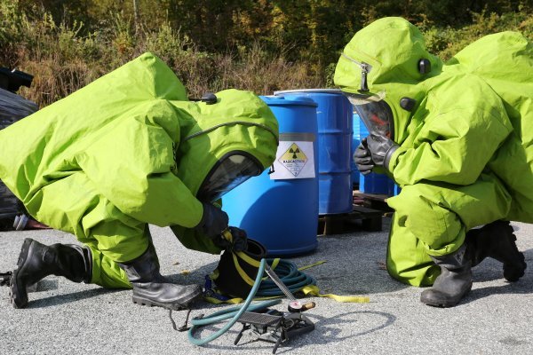 Vatrogasna vježba u slučaju nuklearne nezgode interventne jedinice